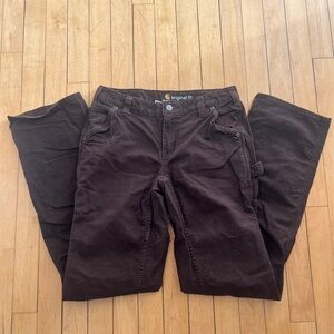 Carhartt women’s Dark Brown Cargo Pants
